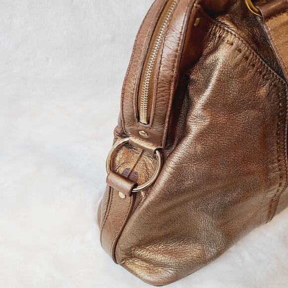 Yves Saint Laurent Vintage Metallic Muse Bag - Picture 9 of 16